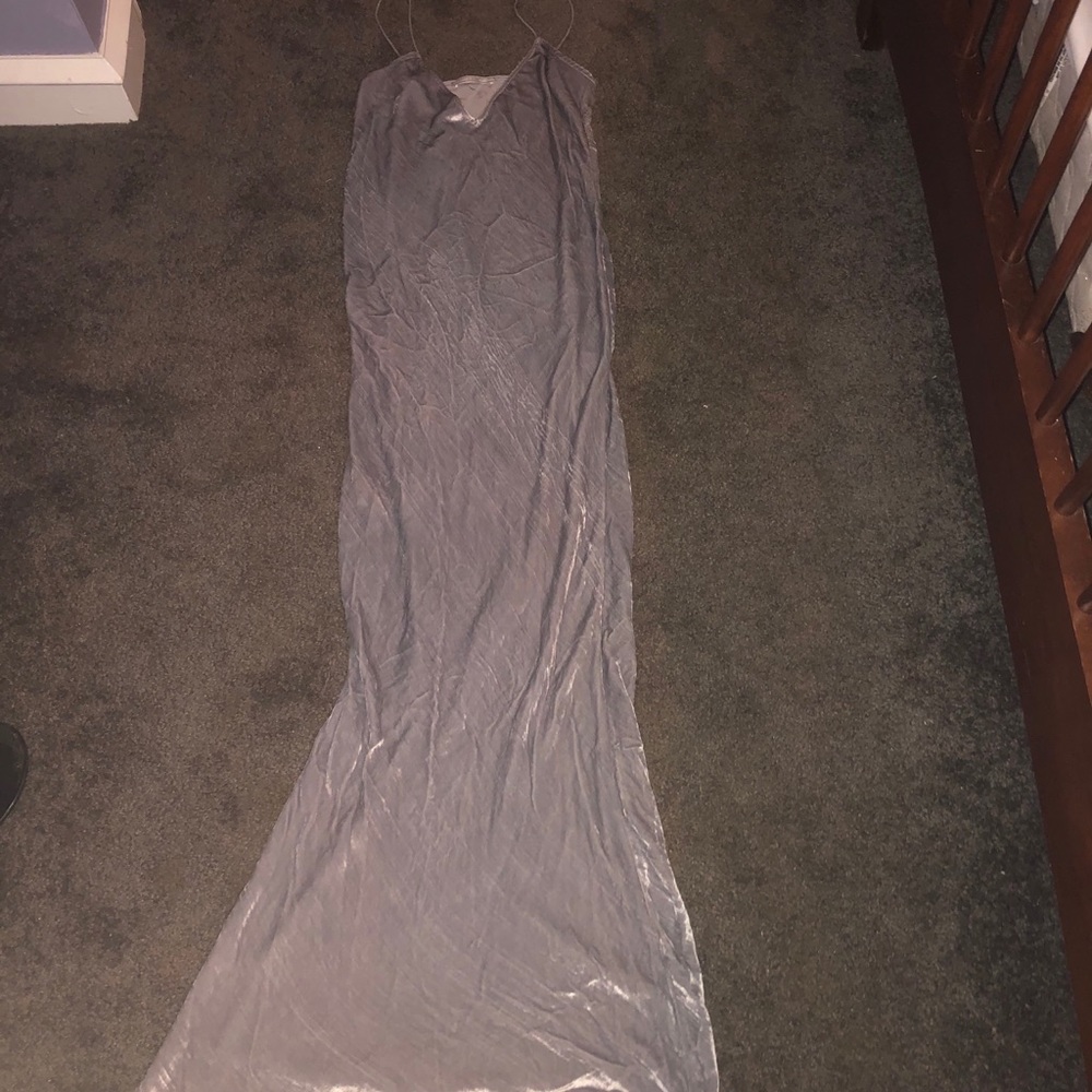 AOTC Gale Slip Dress SILVER sz 0 - Picture 10 of 14